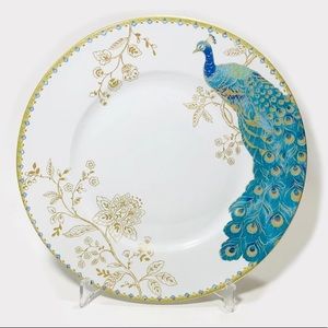 222 Fifth Peacock Garden Dinner Plates (set of 6)